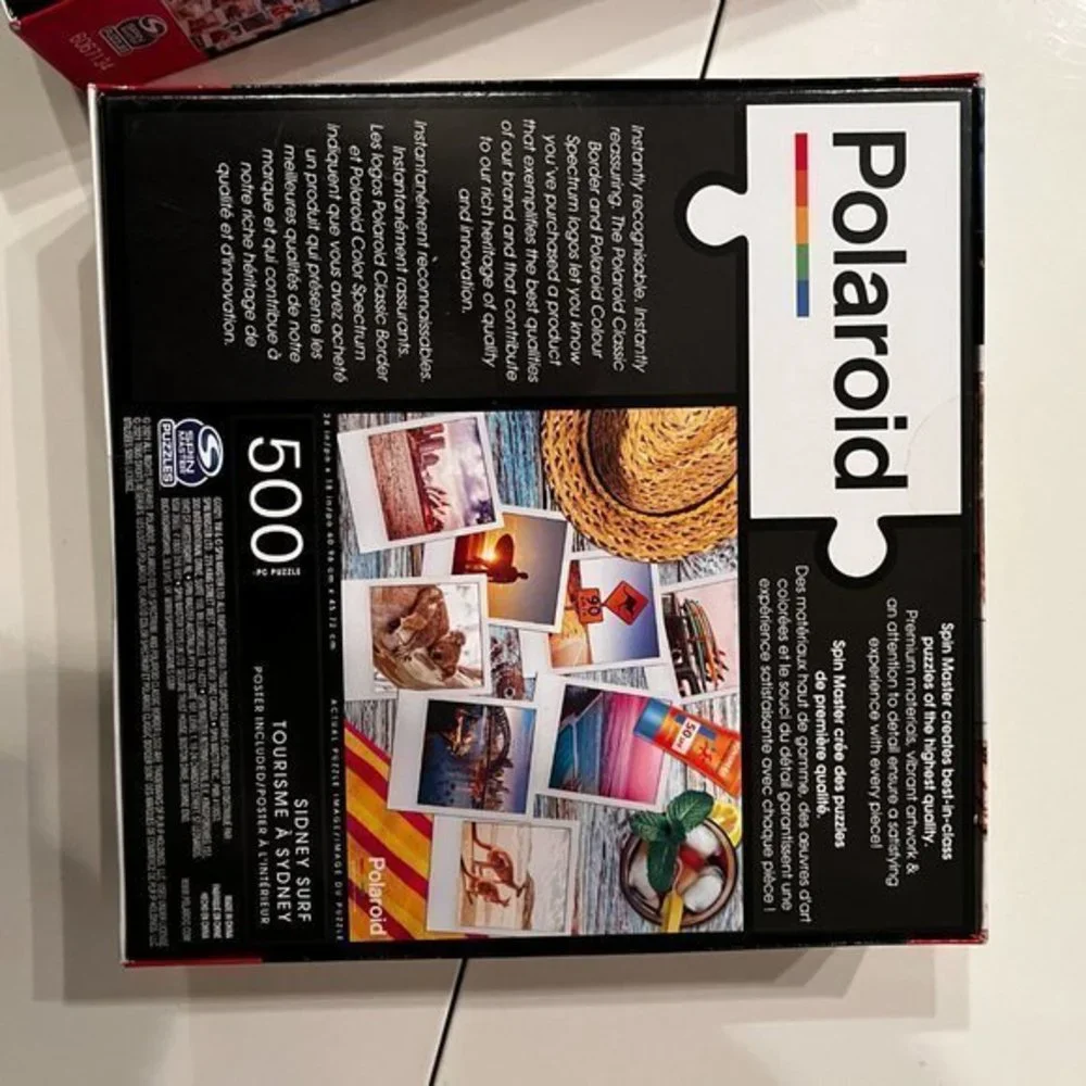 Puzzles Travel by Polaroid Set of‎ TWO) - Europe & Sydney Australia (new) (kids)